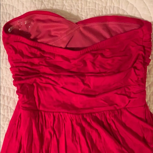 Pink strapless sundress with bubble hem - Picture 4 of 5